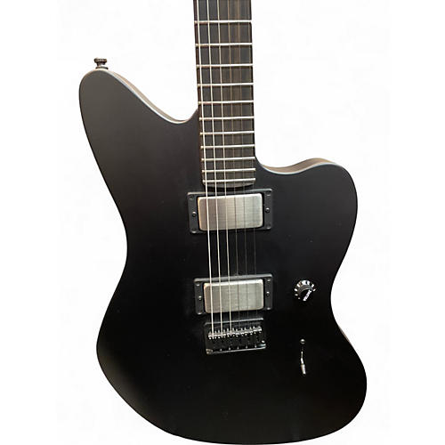 Used Fender Jim Root Signature Jazzmaster Black Solid Body Electric Guitar Black - musicians--Friend