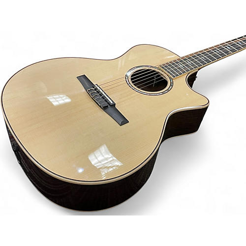 Used Taylor 814CEN Natural Classical Acoustic Electric Guitar Natural - musicians--Friend