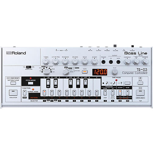 Roland TB-03 Boutique Bass Line with Decksaver Cover - musicians--Friend