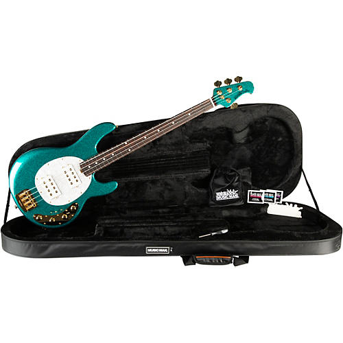 Ernie Ball Music Man StingRay Special HH Electric Bass Guitar Black and Chrome - musicians--Friend