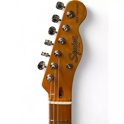 Used Squier Classic Vibe 1950S Telecaster Butterscotch Solid Body Electric Guitar Butterscotch - musicians--Friend