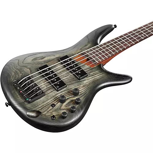 Ibanez SR605E 5-String Electric Bass Guitar Cosmic Blue Starburst Flat - musicians--Friend