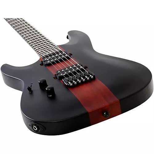Schecter Guitar Research C-1 Rob Scallon Left-Handed Electric Guitar Satin Dark Roast - musicians--Friend