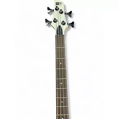 Used Ibanez SR250 Pearl White Electric Bass Guitar Pearl White - musicians--Friend