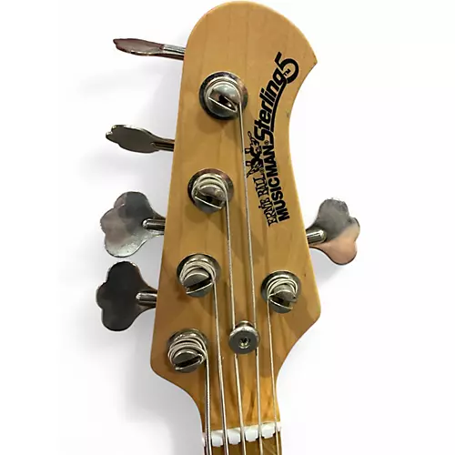 Used Ernie Ball Music Man Stingray 5 H Black Electric Bass Guitar Black - musicians--Friend