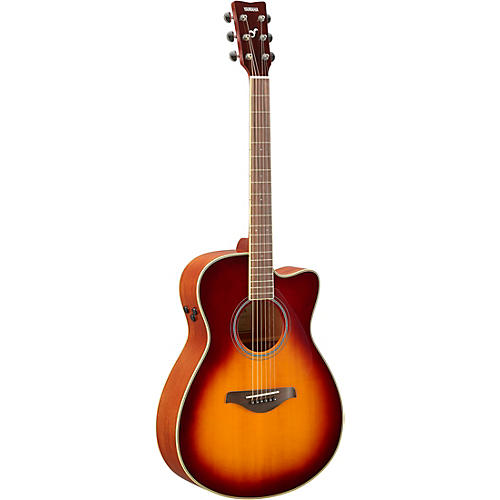 Yamaha FSC-TA TransAcoustic Concert Cutaway Acoustic-Electric Guitar Brown Sunburst - musicians--Friend