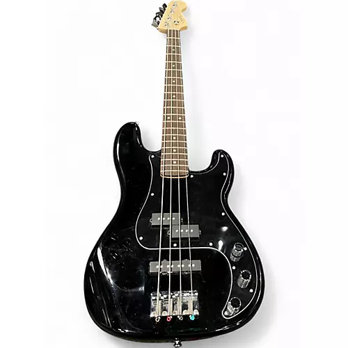 Used Squier Affinity Precision jazz Bass Black Electric Bass Guitar Black - musicians--Friend