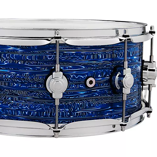 DW Design Series Maple Snare Drum - Royal Strata Finish Ply 14 x 6 in. - musicians--Friend