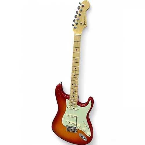 Used 2016 Fender American Elite Stratocaster 3 Tone Sunburst Solid Body Electric Guitar 3 Tone Sunburst - musicians--Friend