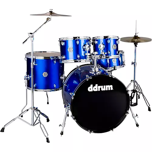 ddrum D2 5-Piece Complete Drum Kit Deep Aqua Sparkle - musicians--Friend