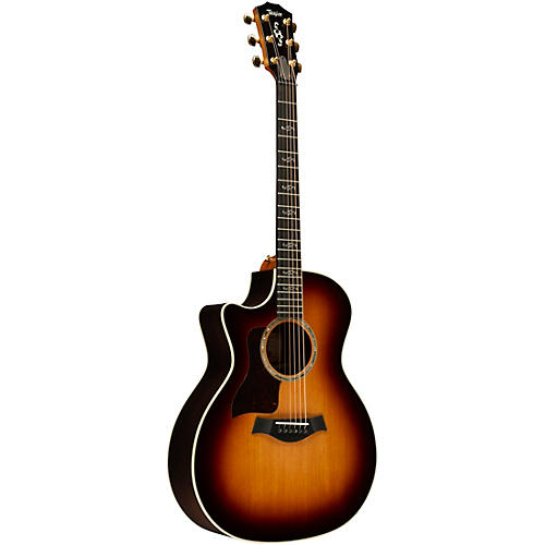 Taylor 414ce V-Class Special Edition Grand Auditorium Left-Handed Acoustic-Electric Guitar Shaded Edge Burst - musicians--Friend