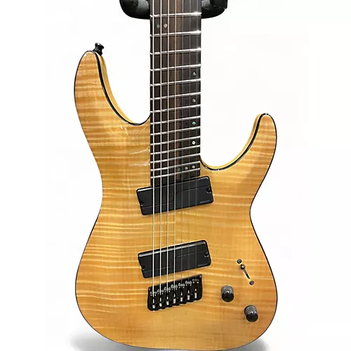 Used Schecter Guitar Research C-7 SLS Elite Black Fade Burst Solid Body Electric Guitar Black Fade Burst - musicians--Friend