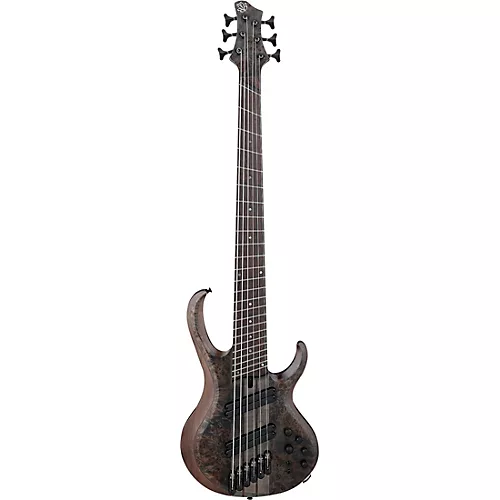 Ibanez BTB806MS 6-String Multi Scale Electric Bass Transparent Gray Flat - musicians--Friend