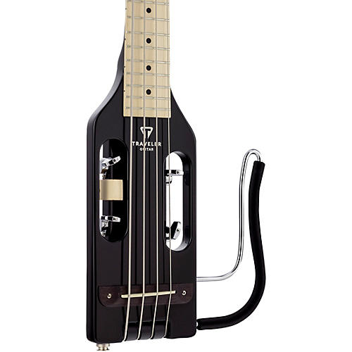 Traveler Guitar Ultra-Light Electric Travel Bass Gloss Black - musicians--Friend