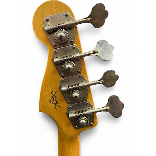 Used Fender Custom Shop Precision Bass  british racing green Electric Bass Guitar british racing green - musicians--Friend