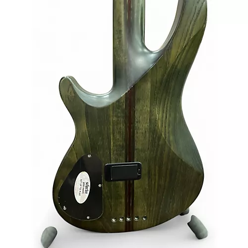 Used Schecter Guitar Research Evil Twin 2 Black Electric Bass Guitar Black - musicians--Friend