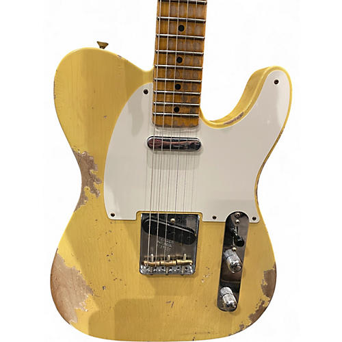 Used Fender CUSTOM SHOP 1952 TELECASTER HEAVY RELIC LIMITED EDITION NOCASTER BLONDE Solid Body Electric Guitar NOCASTER BLONDE - musicians--Friend