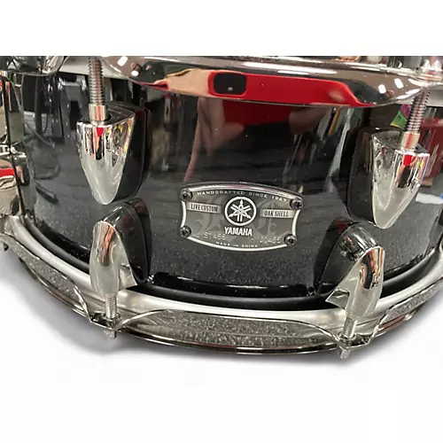 Used Yamaha 5.5X14 Live Custom Snare BLACK FADE Drum BLACK FADE 10 - musicians--Friend