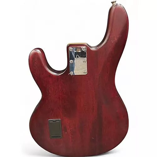 Used Sterling by Music Man Stingray Sub 4 Walnut Electric Bass Guitar Walnut - musicians--Friend