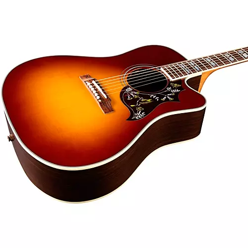Gibson Hummingbird Standard Rosewood EC Acoustic-Electric Guitar Rosewood Burst - musicians--Friend