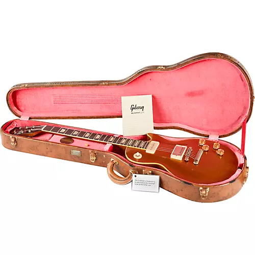Gibson Custom M2M Murphy Lab Fifty-Five Les Paul Standard Heavy Aged Electric Guitar Double Gold - musicians--Friend