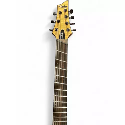 Used Schecter Guitar Research C-7 SLS Elite Black Fade Burst Solid Body Electric Guitar Black Fade Burst - musicians--Friend