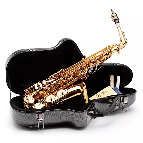 Allora AAS-580 Chicago Series Alto Saxophone Un-Lacquered Unlacquered Keys - musicians--Friend