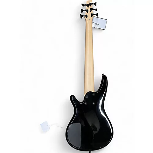 Used Ibanez SR406 Black Electric Bass Guitar Black - musicians--Friend