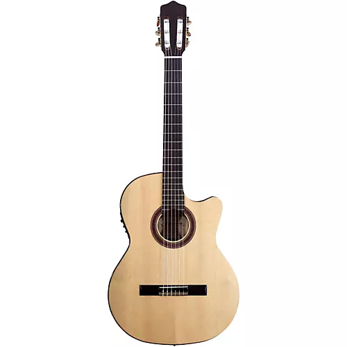 Kremona Rosa Luna Flamenco Acoustic-Electric Nylon Guitar Natural - musicians--Friend