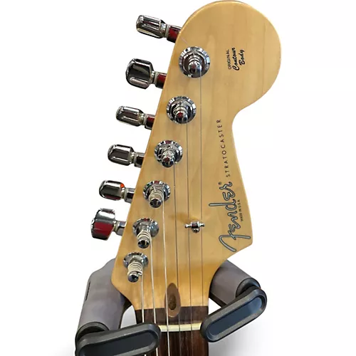 Used Fender American stratocaster Chrome Red Solid Body Electric Guitar Chrome Red - musicians--Friend