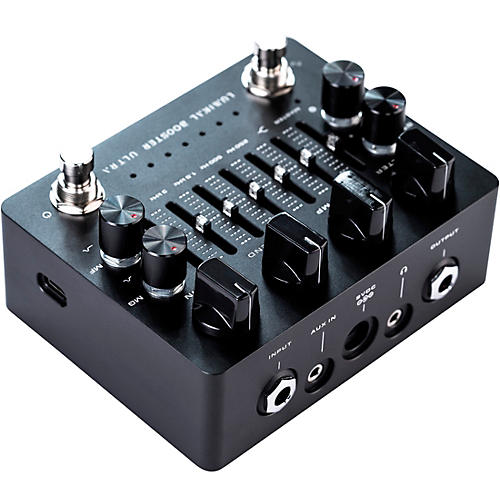 Darkglass Luminal Booster Ultra Compression and Harmonic Boost Combo Effects Pedal Black - musicians--Friend