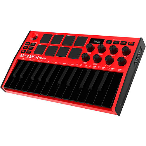 Akai Professional MPC ONE+ Standalone Production Center With MPK mini mk3 and Headphones Red - musicians--Friend
