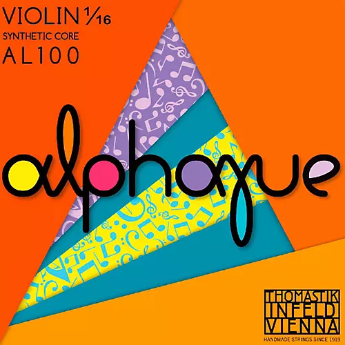 Thomastik Alphayue Series Violin String Set 1/4 Size, Medium - musicians--Friend