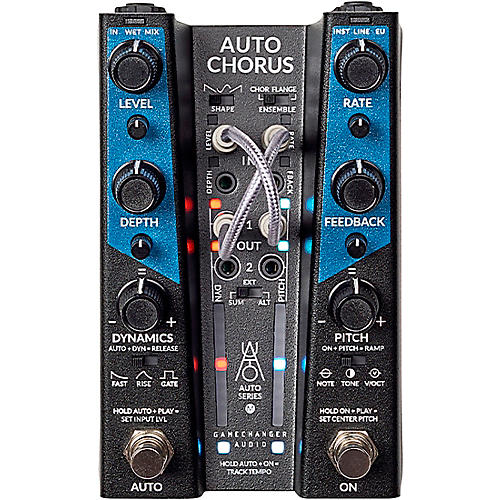 Gamechanger Audio AUTO CHORUS Pitch and Dynamics Responsive Chorus Effects Pedal Black - musicians--Friend
