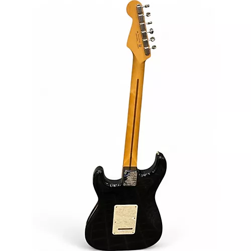 Used Fender 70th Anniversary Player Stratocaster   NEBULA NOIR Solid Body Electric Guitar NEBULA NOIR - musicians--Friend