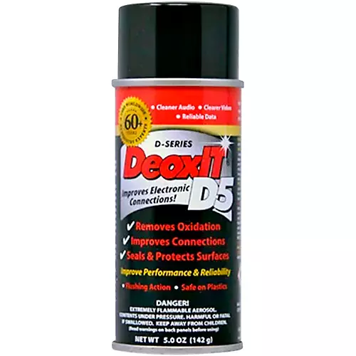CAIG DeoxIT D-Series Contact Cleaner & Rejuvenator with Adjustable Low-Med-High Straw - musicians--Friend