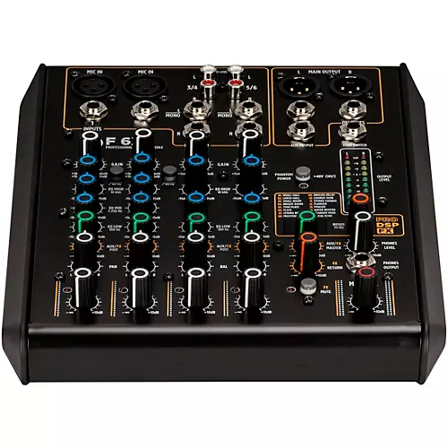 RCF F 6X 6-Channel Mixing Console - musicians--Friend