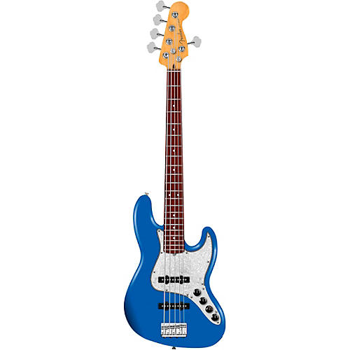 Fender Player II Modified Jazz Bass V Rosewood Fingerboard Electric Blue - musicians--Friend