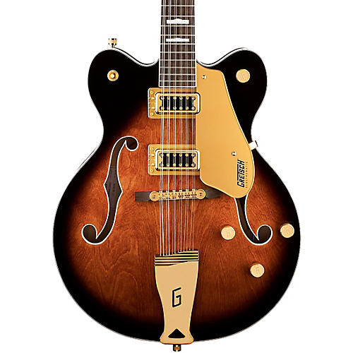 Gretsch Guitars G5422G-12 Electromatic Classic Hollowbody Double-Cut 12-String With Gold Hardware Electric Guitar Single Barrel Burst - musicians--Friend