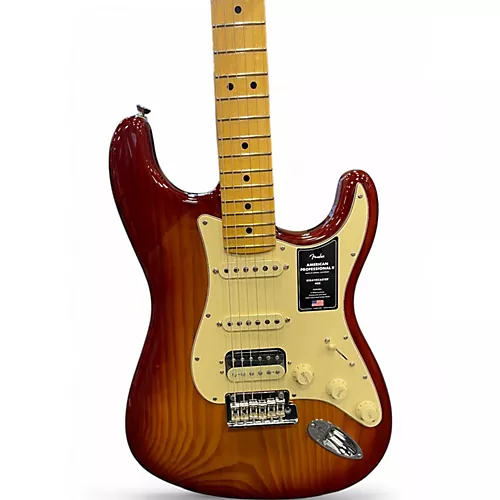 Used Fender American Professional II Stratocaster Sienna Sunburst Solid Body Electric Guitar Sienna Sunburst - musicians--Friend