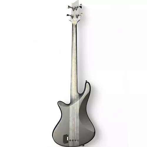 Used Schecter Guitar Research Stiletto-4 Stealth Pro EX Black Electric Bass Guitar Black - musicians--Friend