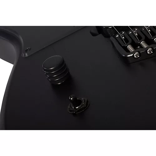 Schecter Guitar Research PT-7 MS Black Ops Left Handed Electric Guitar Satin Black Open Pore - musicians--Friend