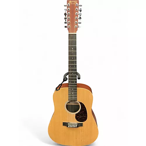 Used Martin X Series Custom Natural 12 String Acoustic Electric Guitar Natural - musicians--Friend