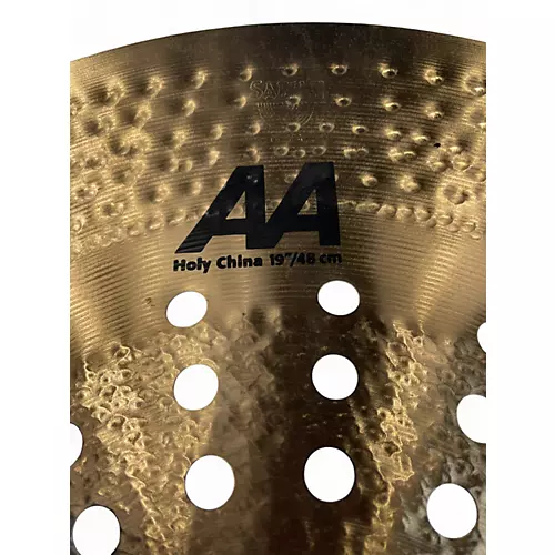 Used SABIAN 19in AA Holy China Brilliant Cymbal 39 - musicians--Friend