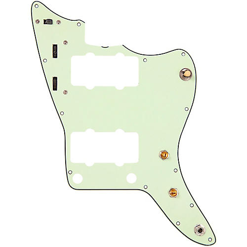 920D Custom Prewired Pickguard for Jazzmaster With JMH-V Wiring Harness White Pearl - musicians--Friend