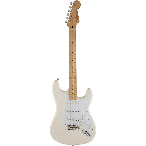 Fender Artist Series Jimmie Vaughan Tex-Mex Stratocaster Electric Guitar Olympic White - musicians--Friend