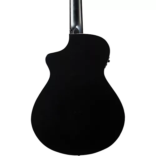 Breedlove Discovery Double Course 12-String Spruce-Mahogany Concert Acoustic-Electric Guitar Satin Black - musicians--Friend