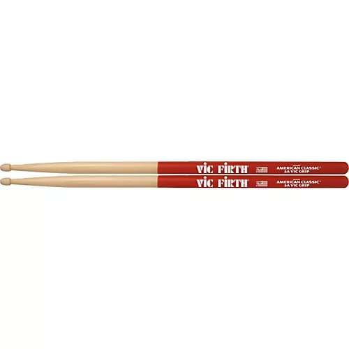 Vic Firth American Classic Vic Grip Hickory Drum Sticks 7A Nylon - musicians--Friend