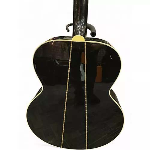 Used Gibson Elvis SJ-200 Black Acoustic Electric Guitar Black - musicians--Friend