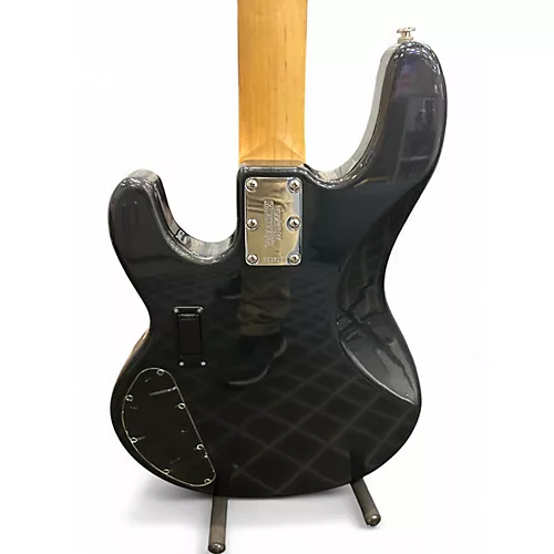 Used Ernie Ball Music Man STINGRAY 3 EQ HH Graphite Pearl Electric Bass Guitar Graphite Pearl - musicians--Friend